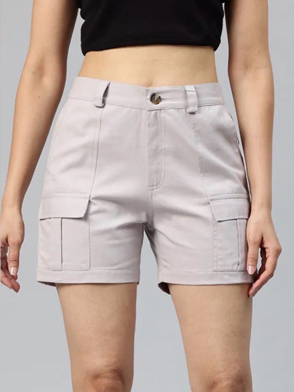 NWT wild fable Light Tan High-Rise Cargo Shorts